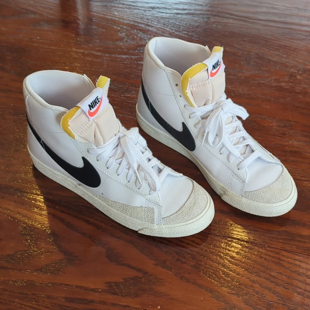 Nike White High Tops - Picture 1 of 2